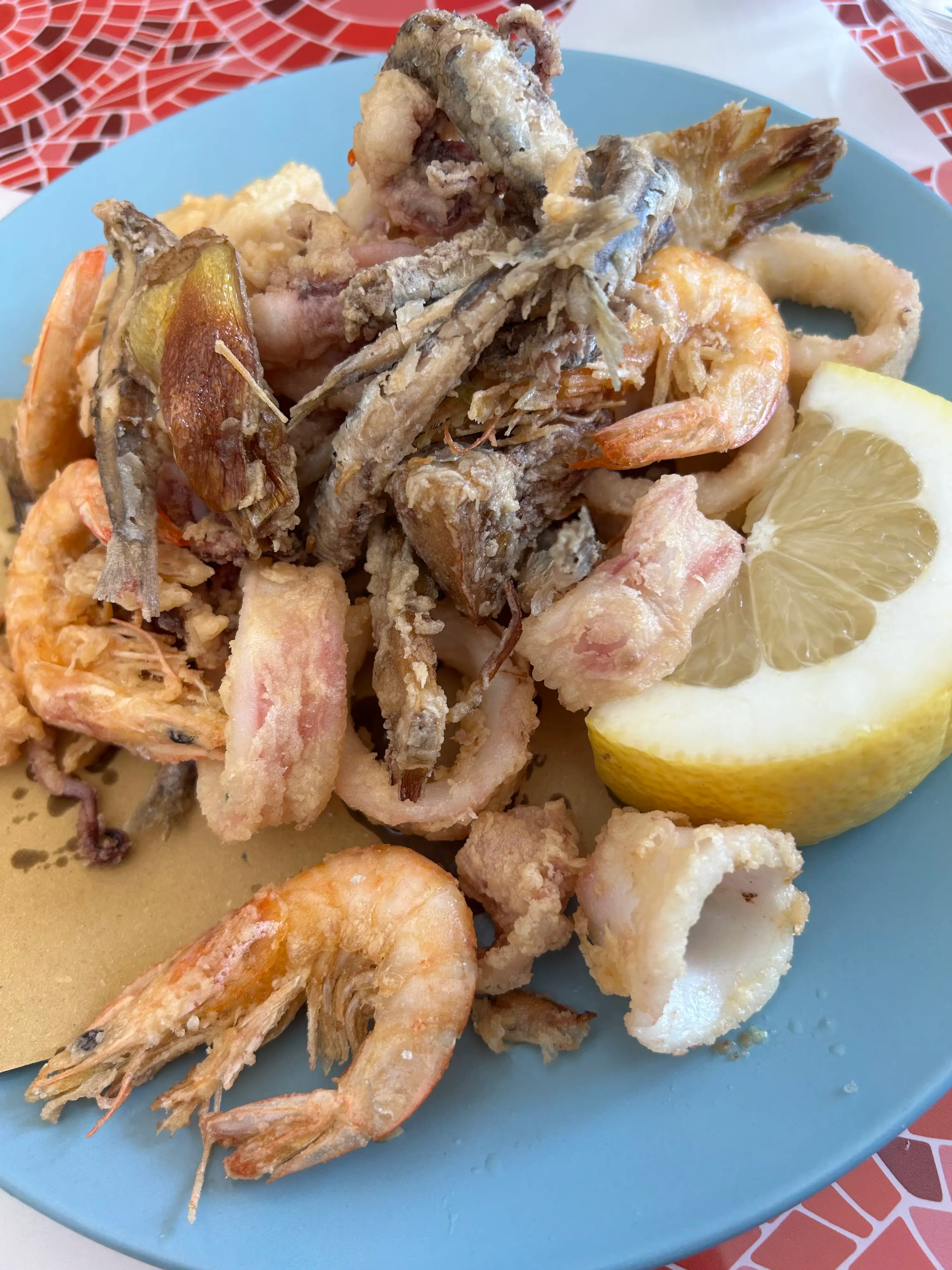 Frittura Calamari Gamberi